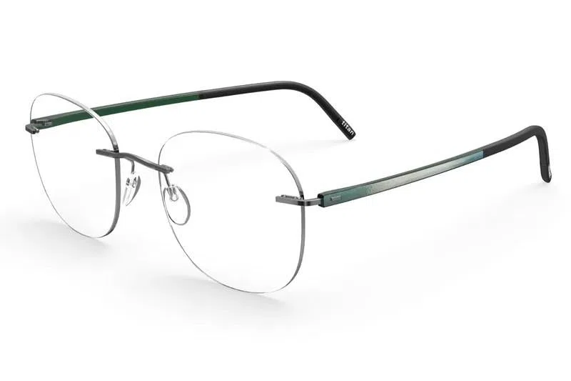 Silhouette The Wave Color Groove Demo Rimless 5567 Eyeglasses - view 19